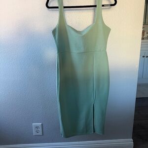 Sage Green Midi Dress